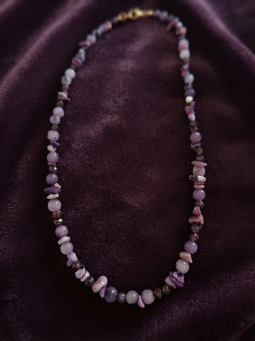 Collana Viola Handmade