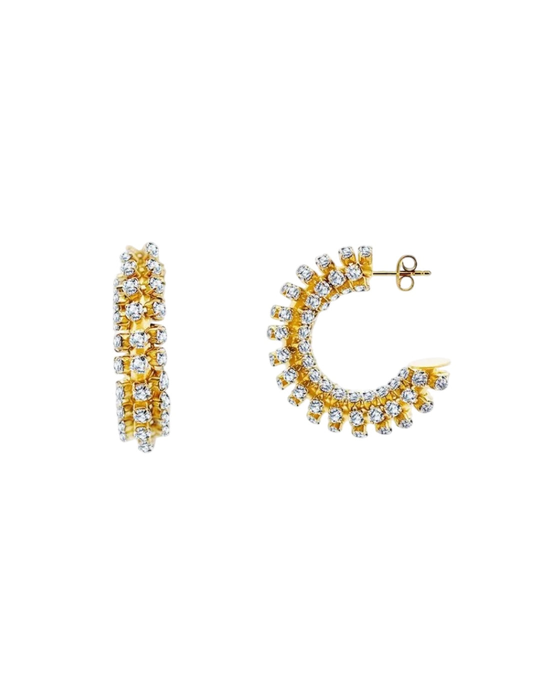 Orecchini Cerchi Pavè