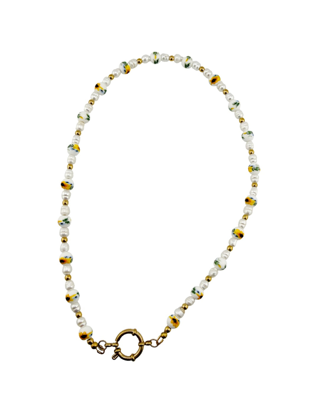 Collana Camelia Handmade