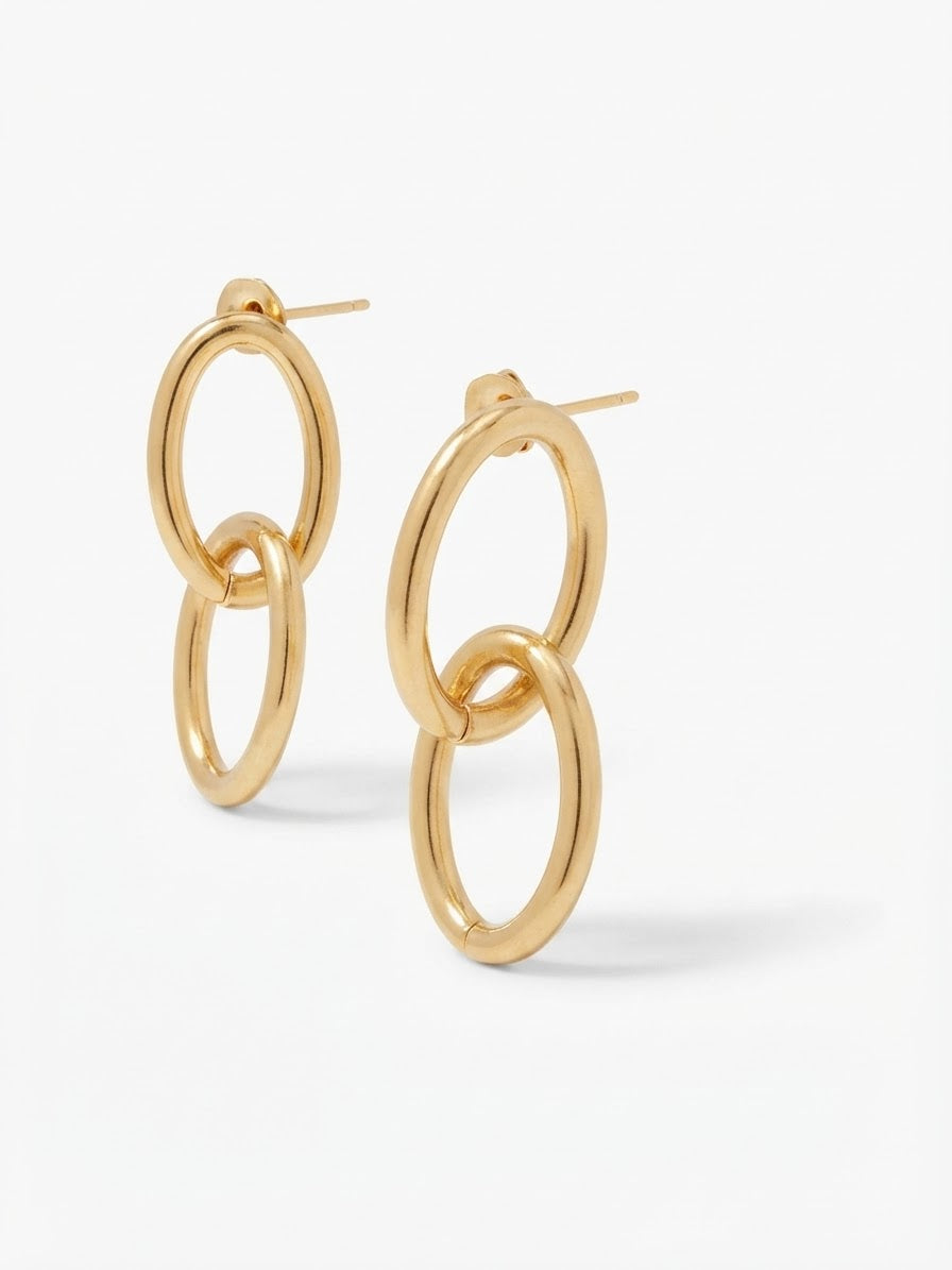 Omaggio orecchini double circle