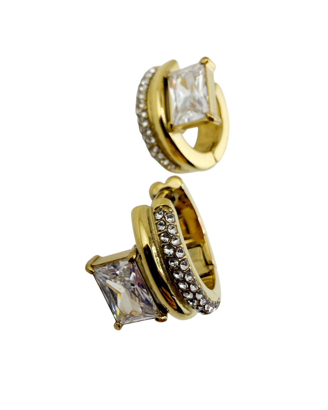 Orecchini Double Crystal