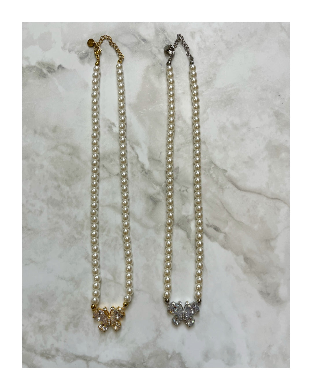 Collana Perle Butterfly