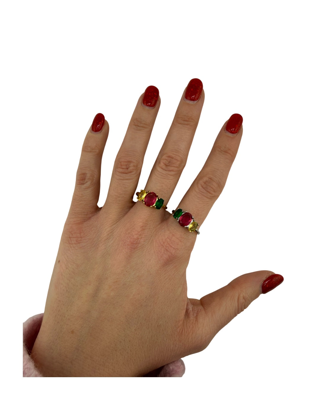 Omaggio Anello Trilogy colorato