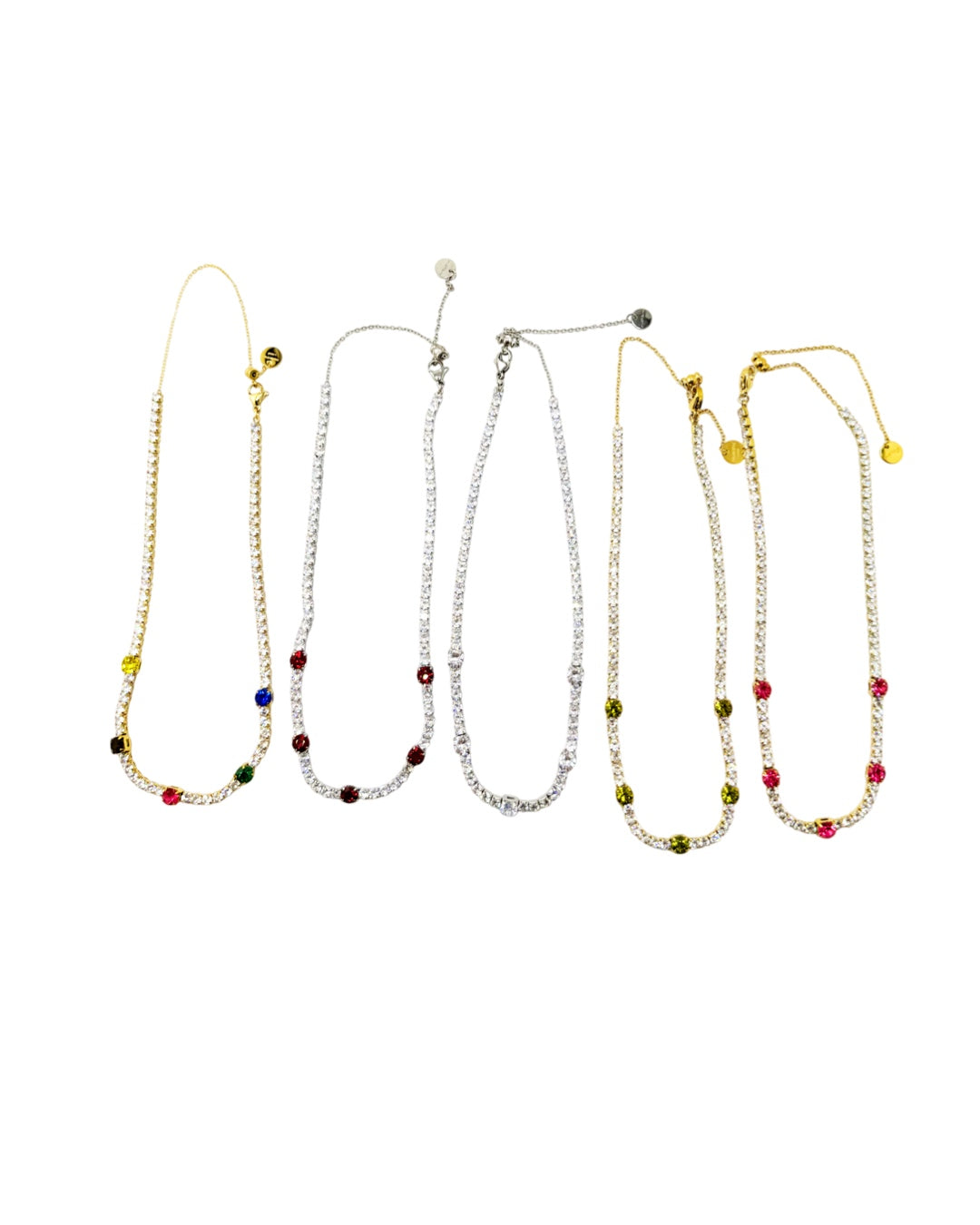 Collana Tennis Preziosa Regolabile