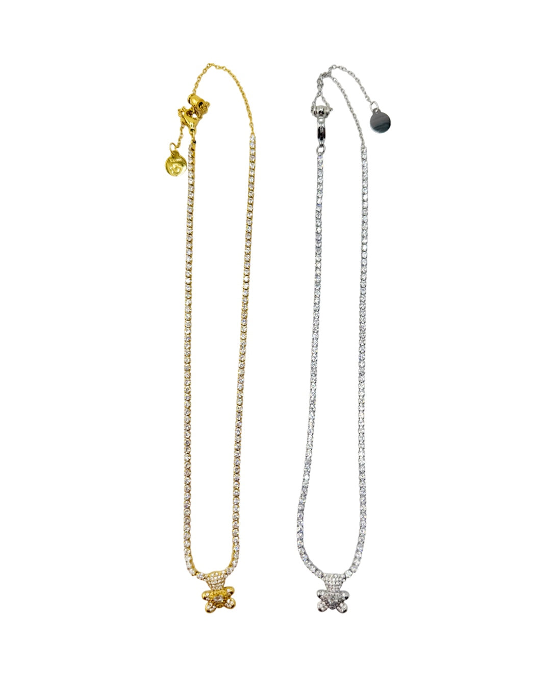 Collana Tennis Teddy Regolabile