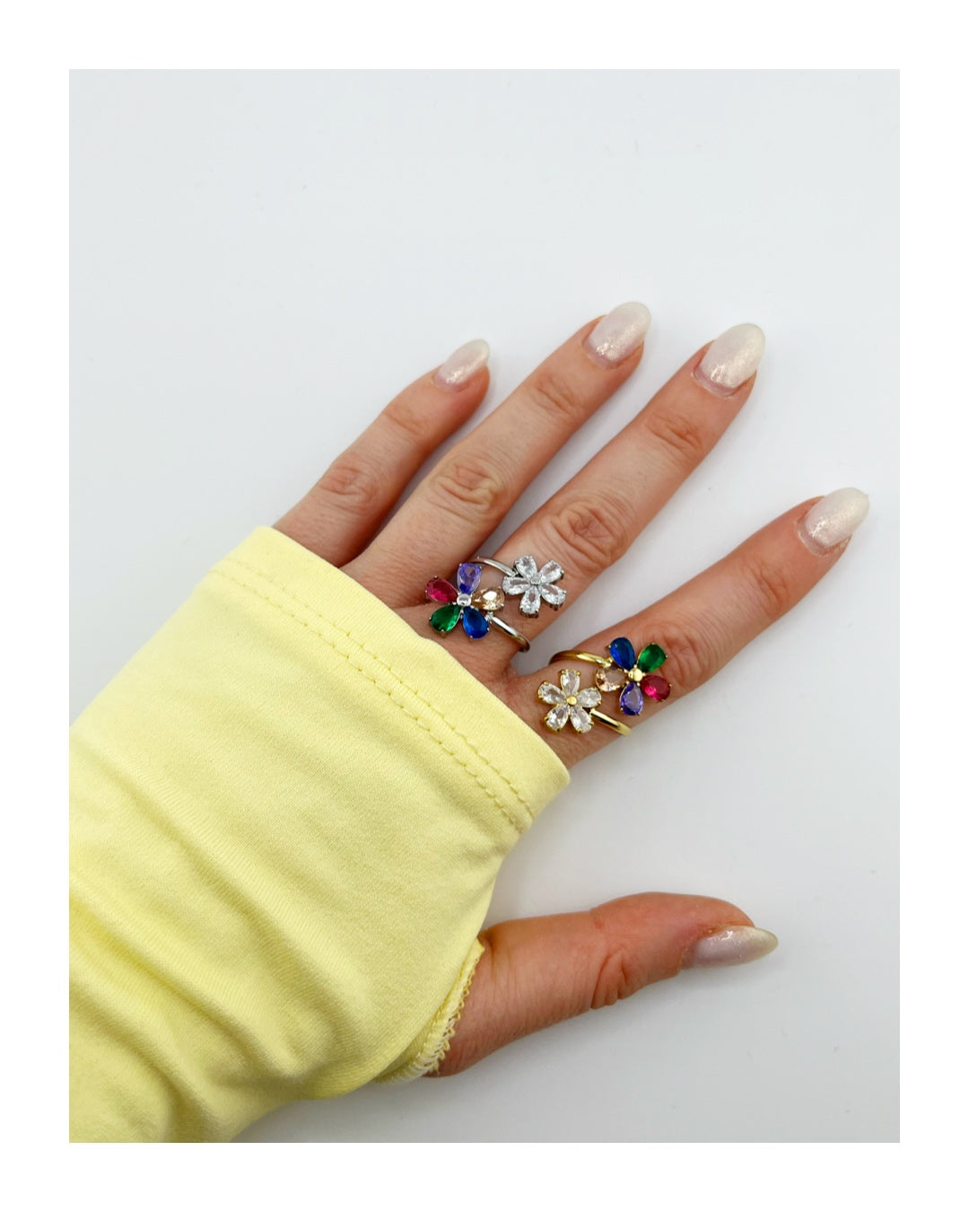Anello Flower Multicolor
