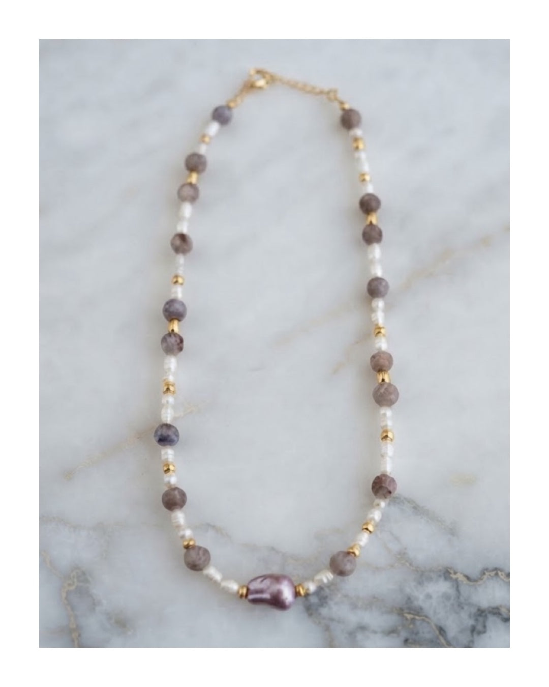 Collana Perlita Handmade