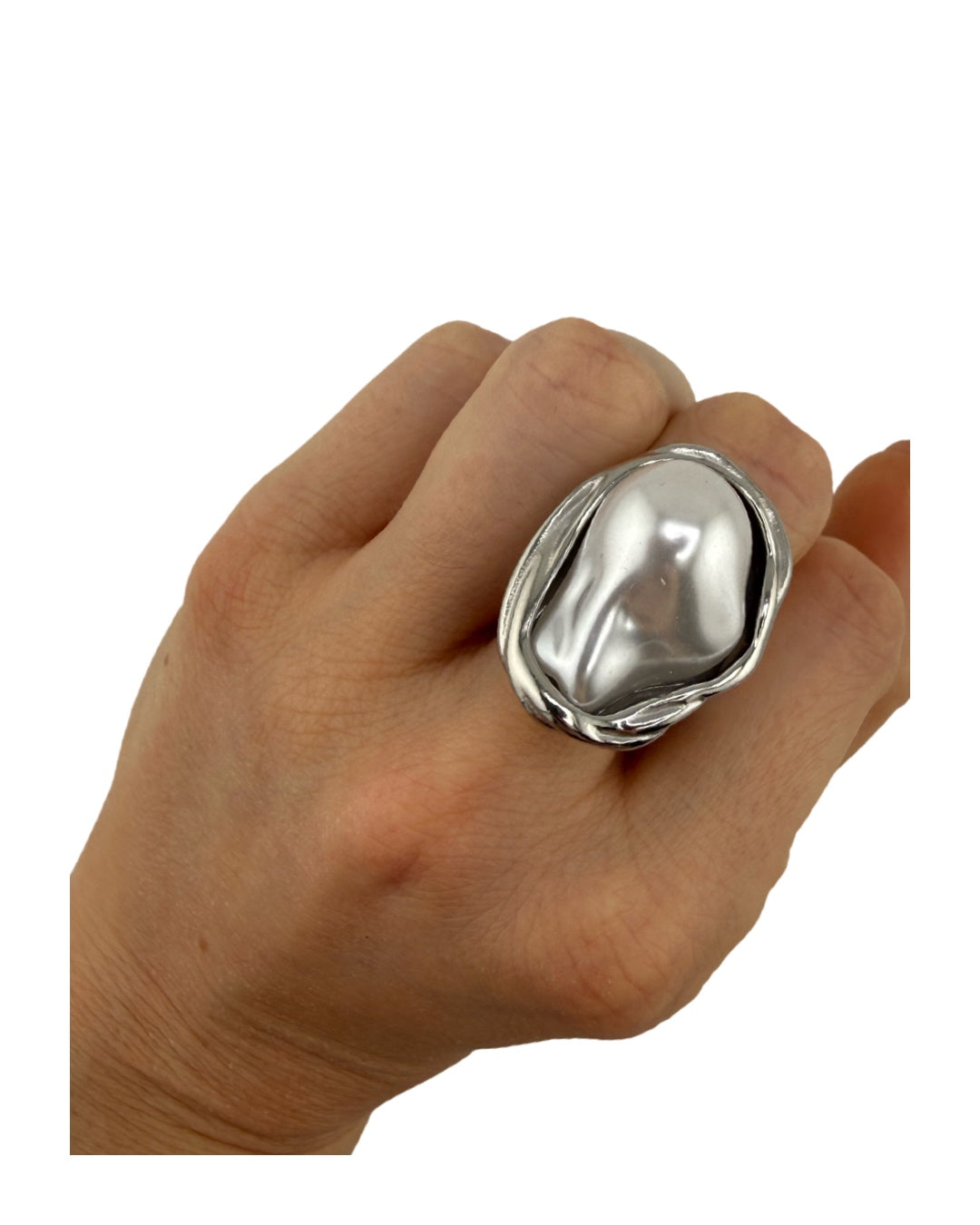 Anello Perla di Conchiglia