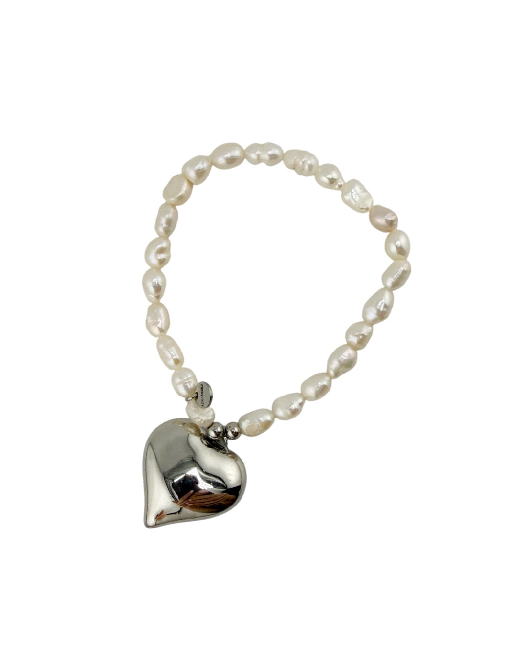 Bracciale Cuore di Perle Barocche