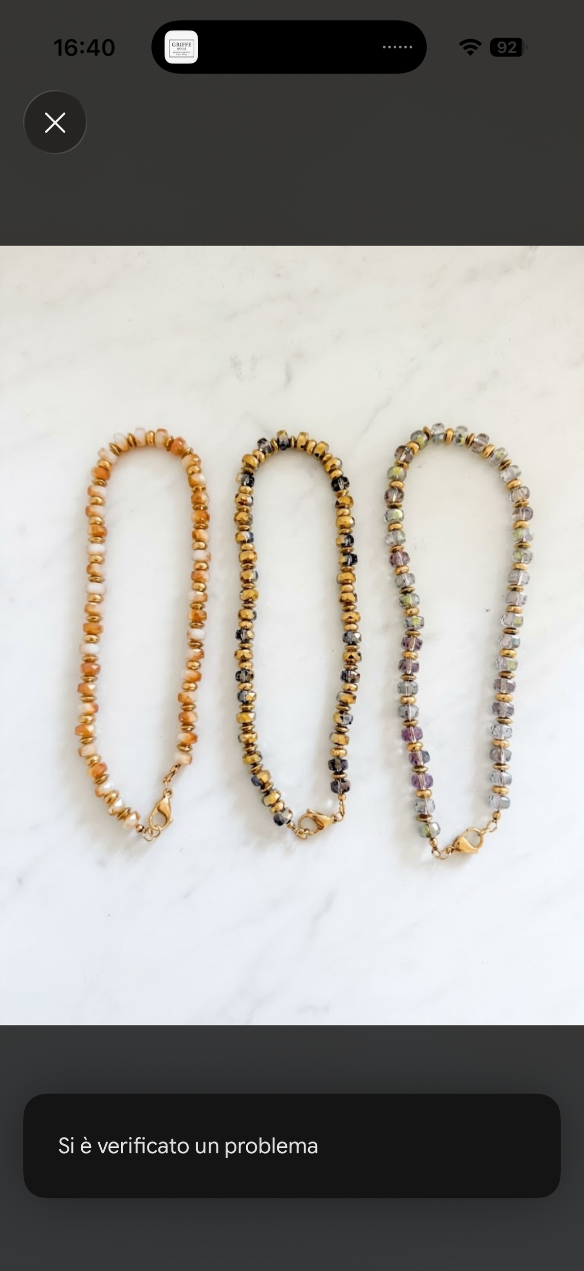 Collana Andromeda Handmade